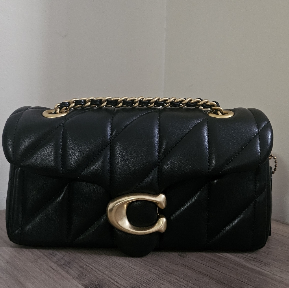 (SOLD) Coach Quilted Tabby 20